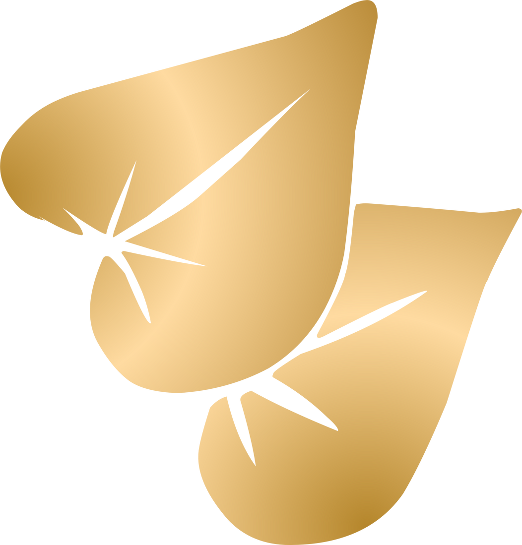 gold foliage decoration